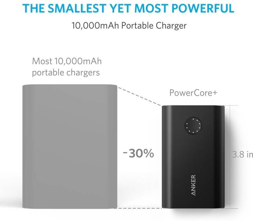 ANKER POWER BANK 10050MAH V3 BLACK